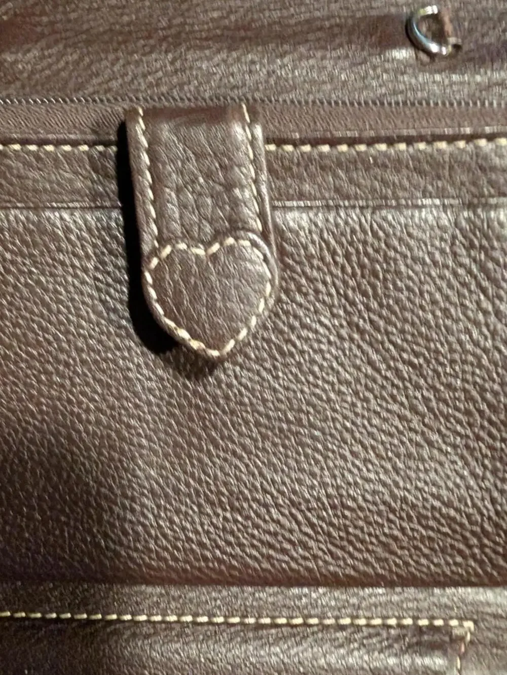 Brighton Brown Leather Women's Wallet with Decorative Metal Accent